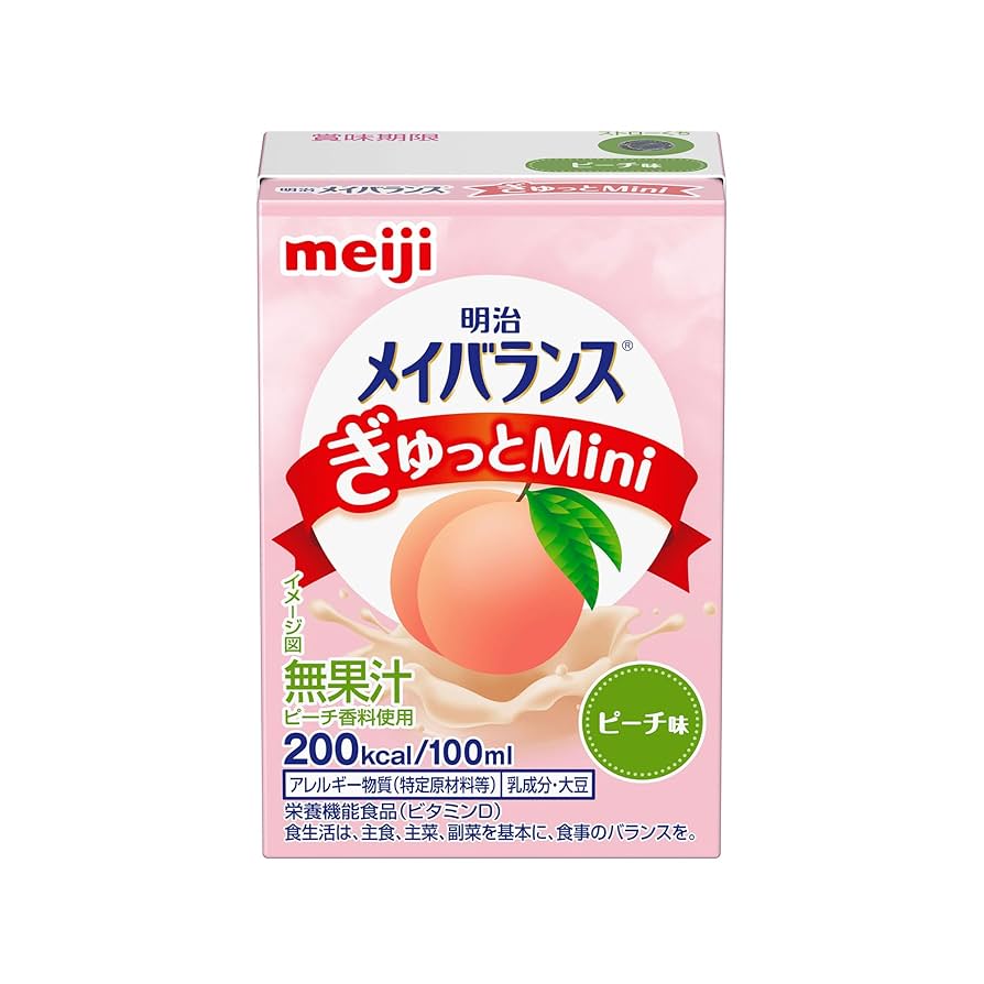 Amazon.co.jp: メイバランス ぎゅっとミニ ピーチ味 100ml×24本